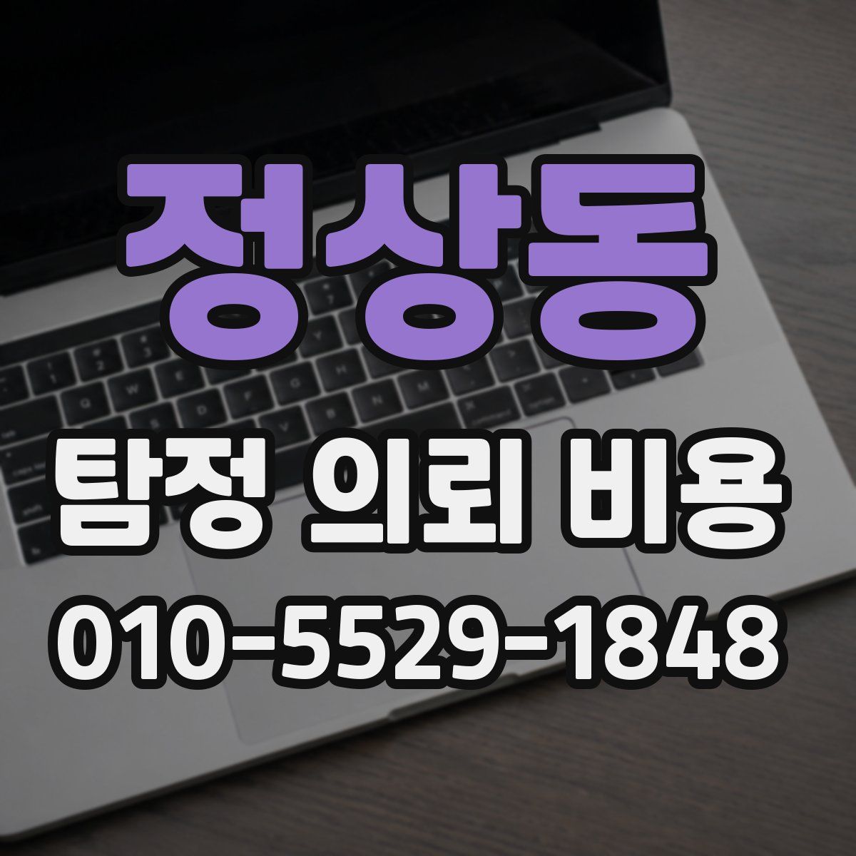정상동 탐정 의뢰 비용