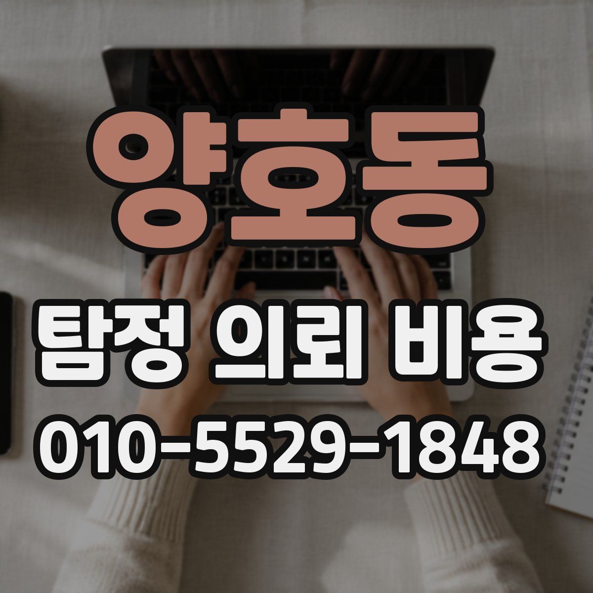 양호동 탐정 의뢰 비용