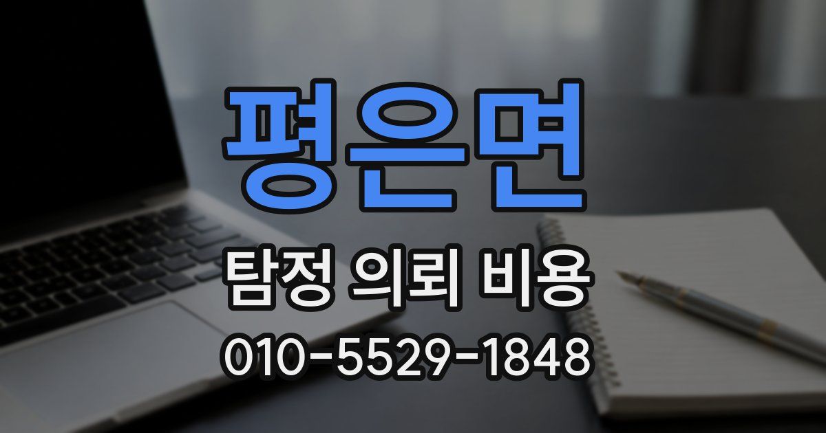 평은면 탐정 의뢰 비용