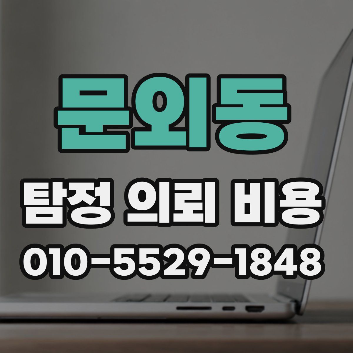 문외동 탐정 의뢰 비용