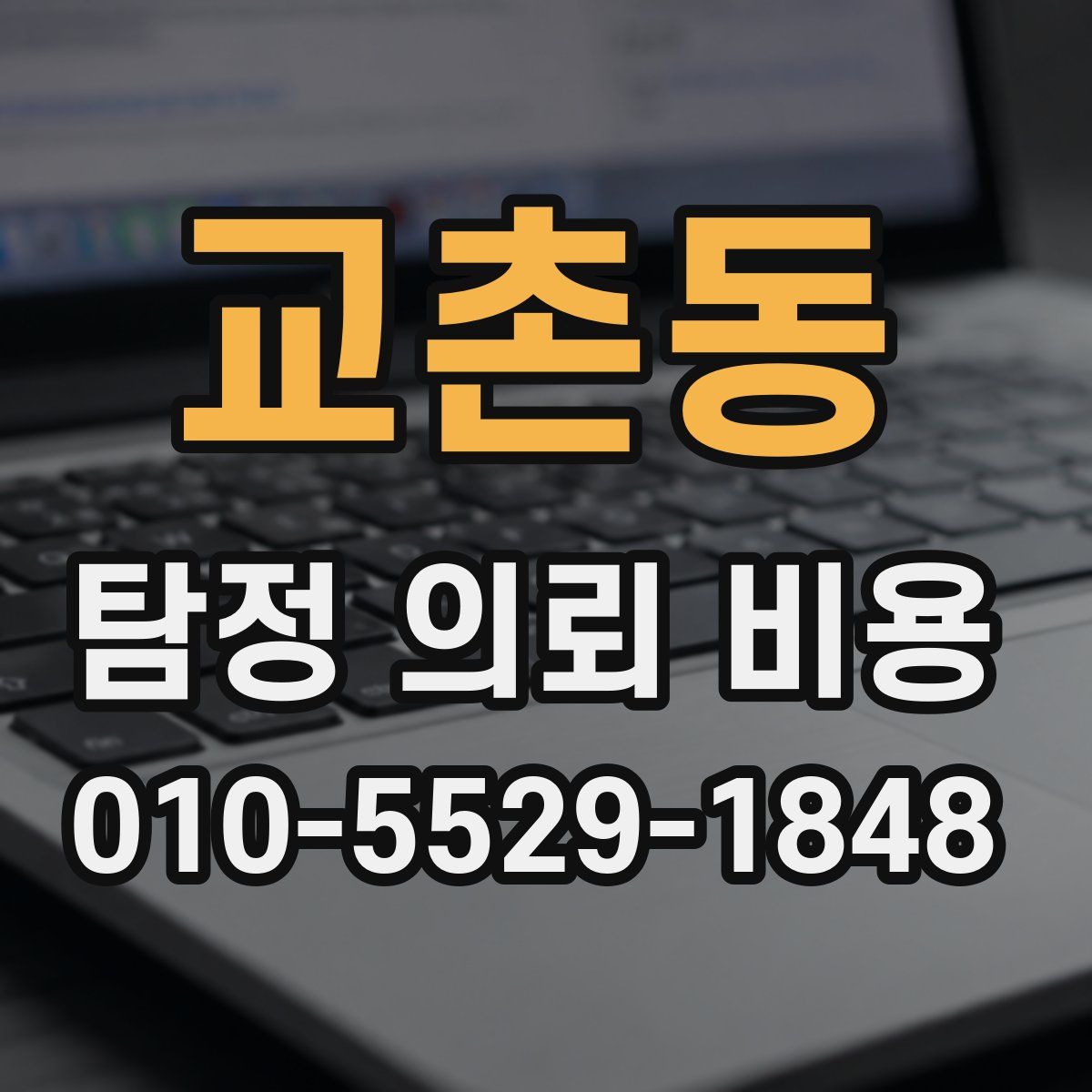 교촌동 탐정 의뢰 비용