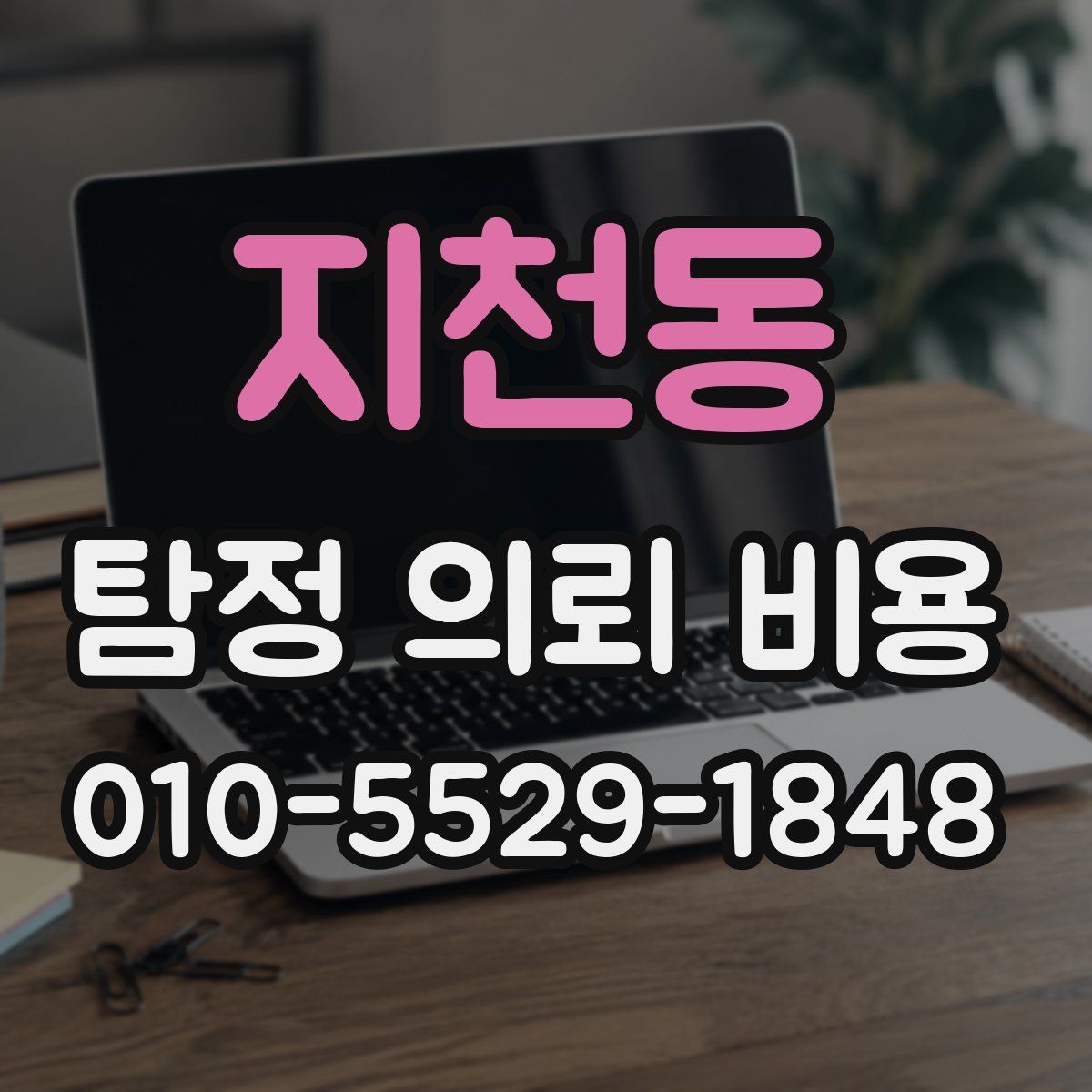 지천동 탐정 의뢰 비용