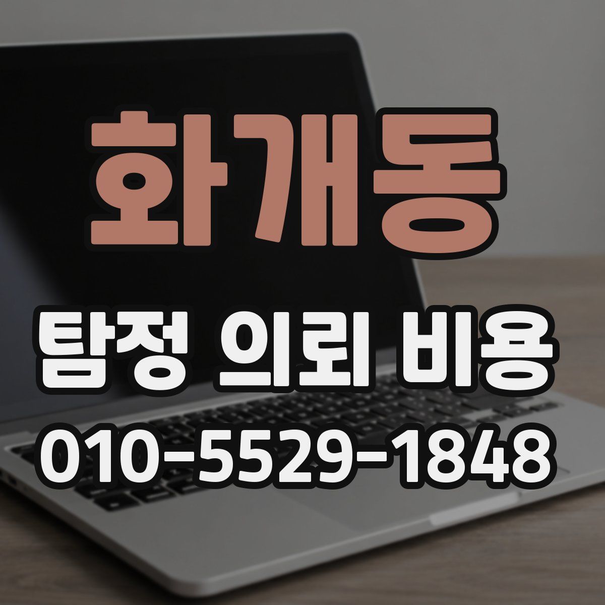 화개동 탐정 의뢰 비용