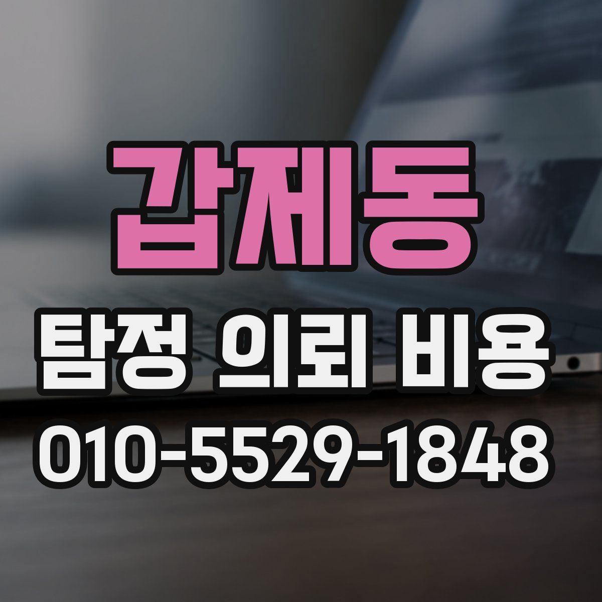 갑제동 탐정 의뢰 비용