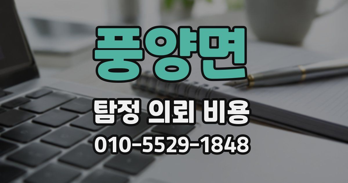 풍양면 탐정 의뢰 비용