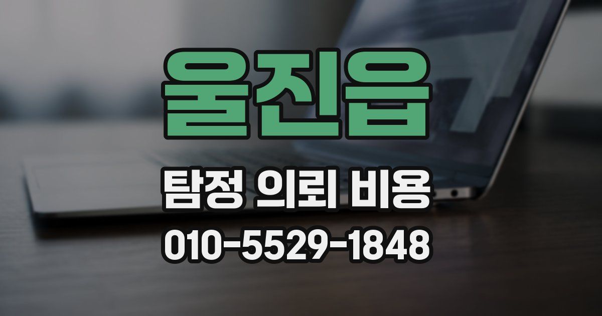울진읍 탐정 의뢰 비용