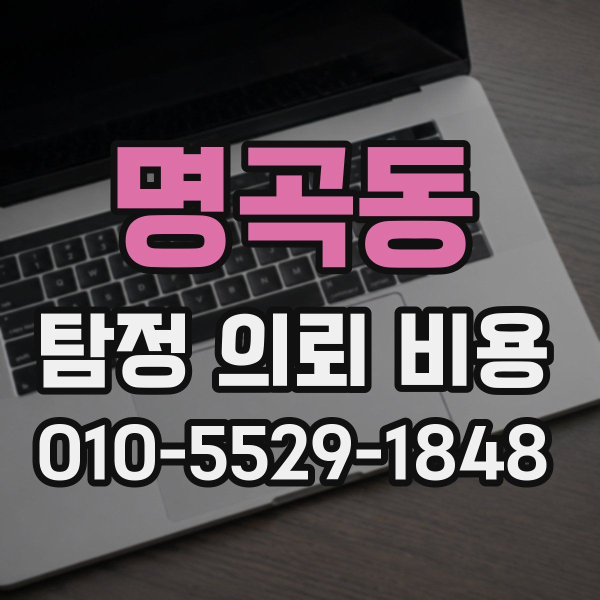 명곡동 탐정 의뢰 비용