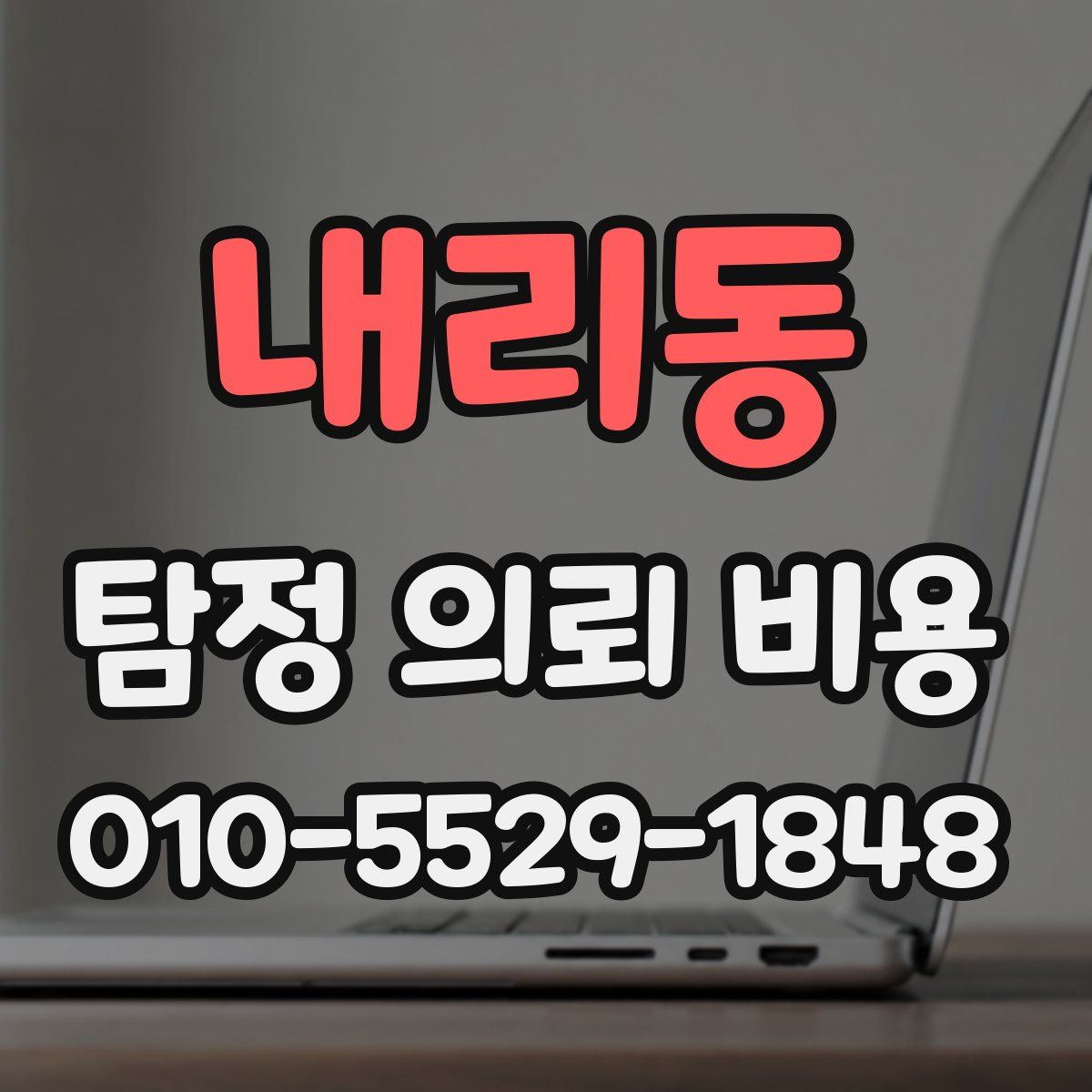 내리동 탐정 의뢰 비용