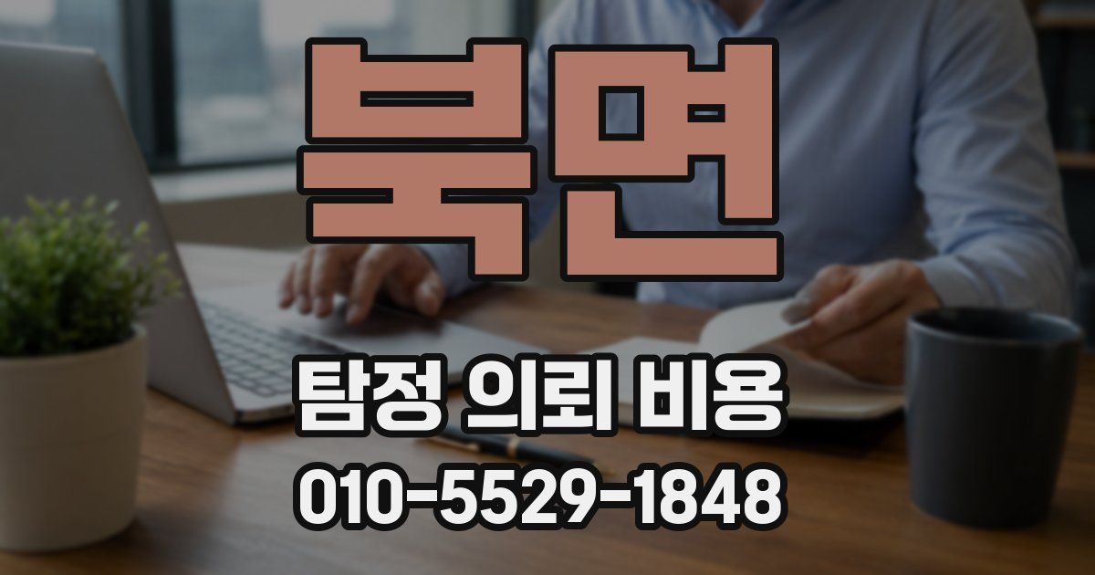 북면 탐정 의뢰 비용