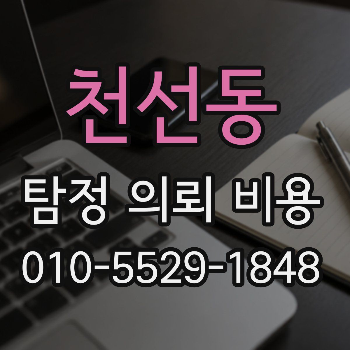 천선동 탐정 의뢰 비용