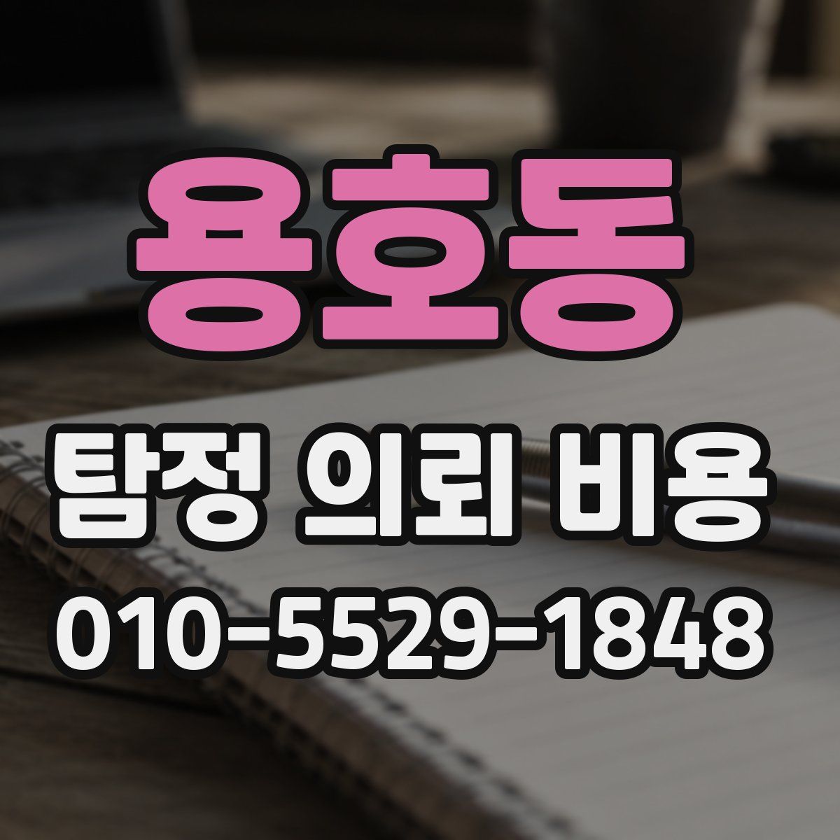 용호동 탐정 의뢰 비용