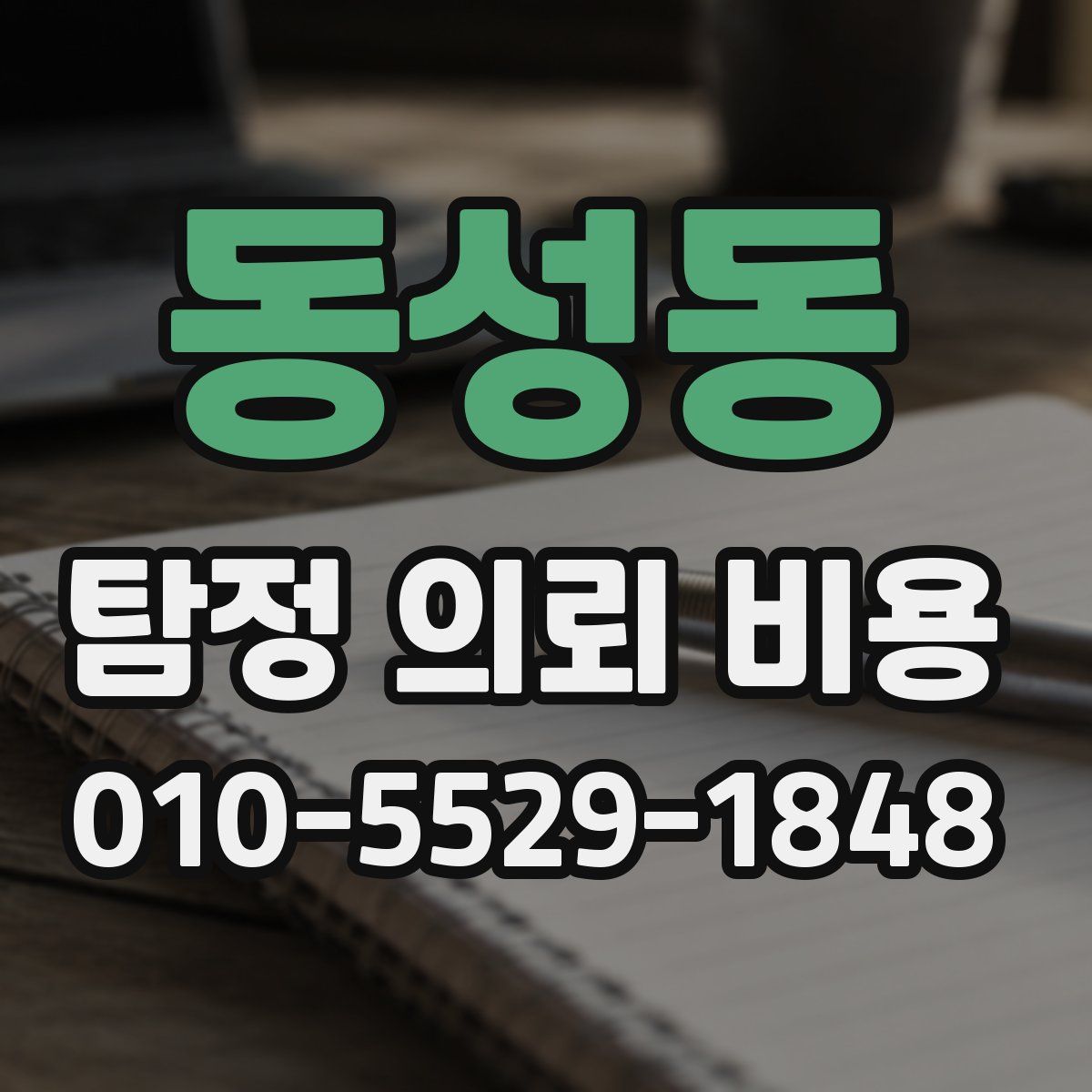 동성동 탐정 의뢰 비용