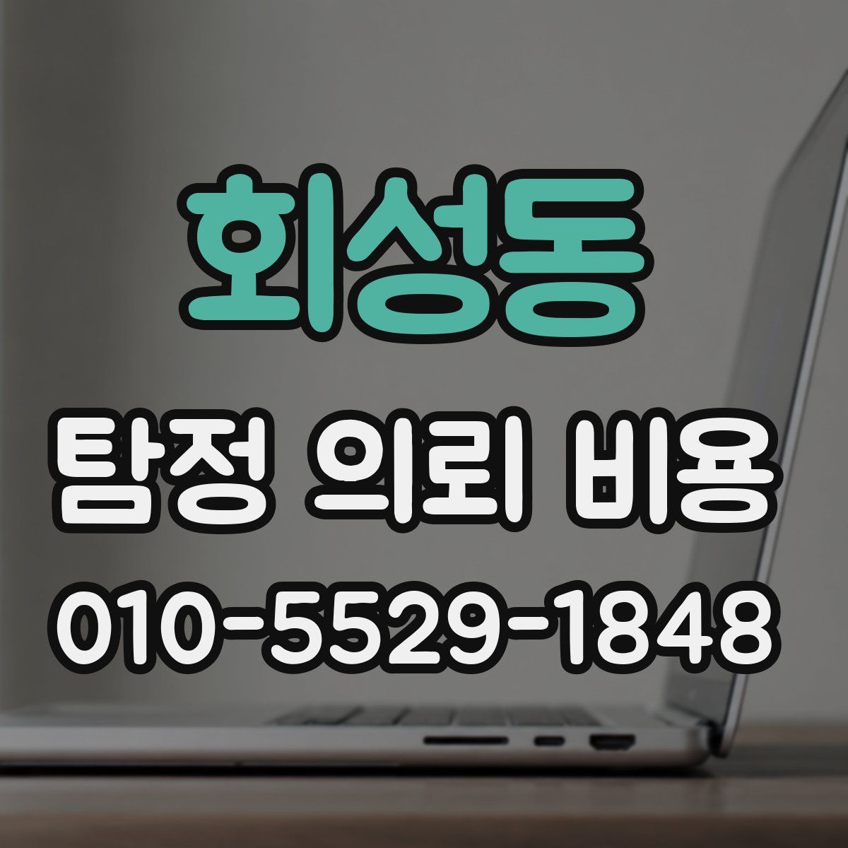 회성동 탐정 의뢰 비용