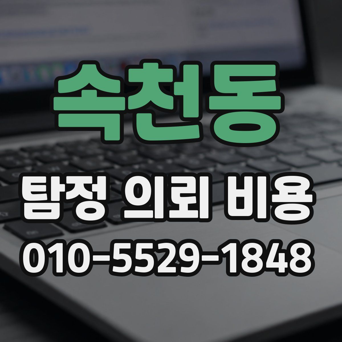 속천동 탐정 의뢰 비용