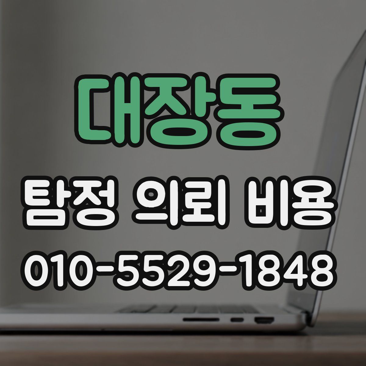 대장동 탐정 의뢰 비용
