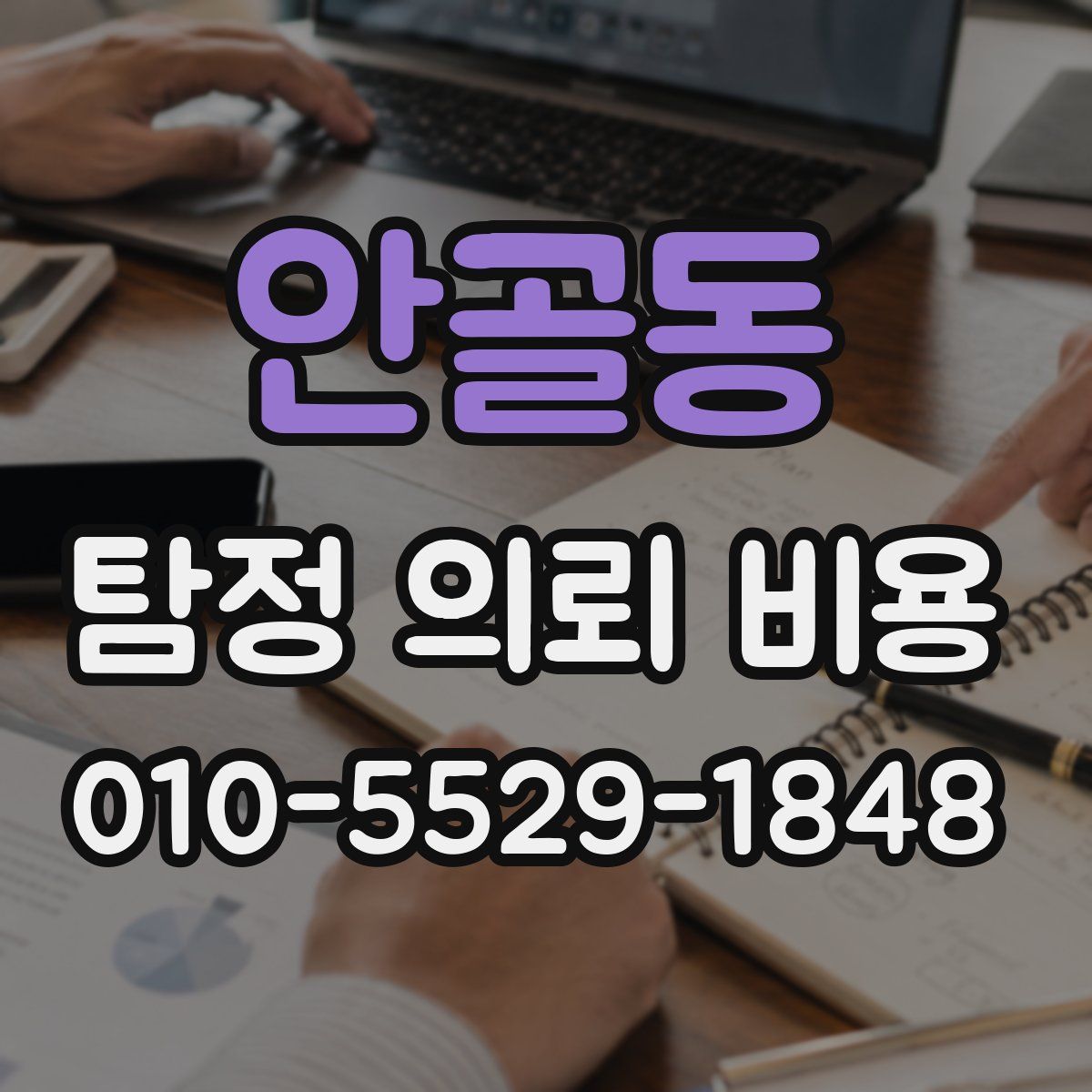 안골동 탐정 의뢰 비용