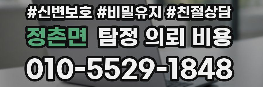 정촌면 탐정 의뢰 비용
