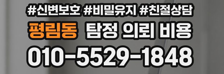 평림동 탐정 의뢰 비용