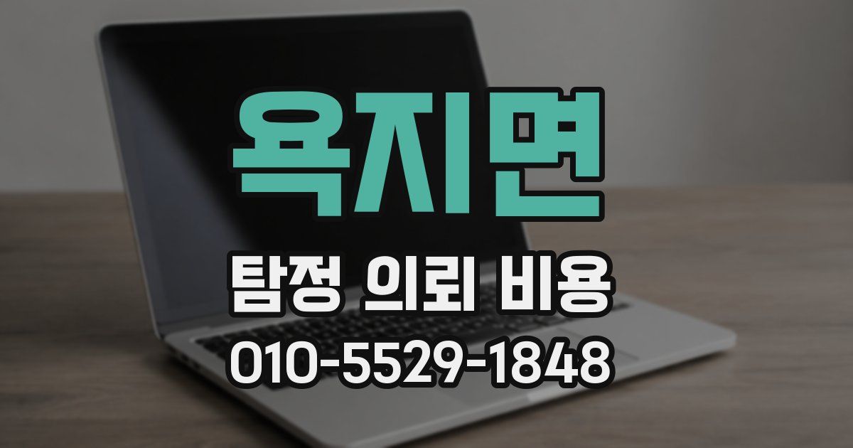 욕지면 탐정 의뢰 비용