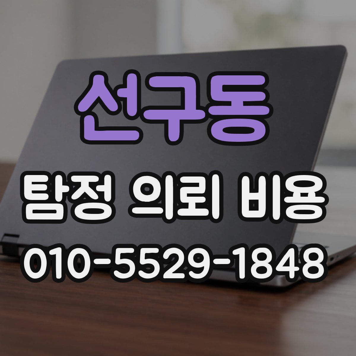 선구동 탐정 의뢰 비용