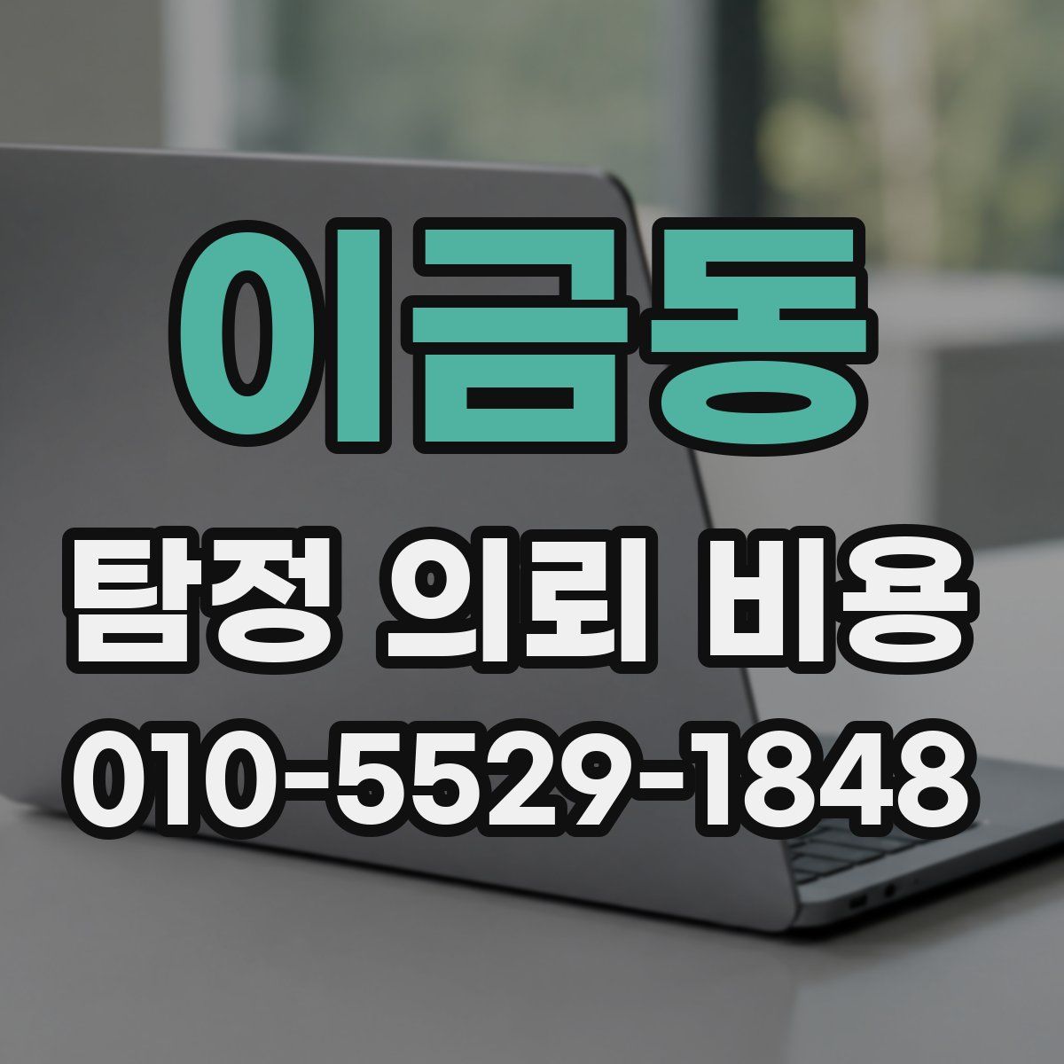 이금동 탐정 의뢰 비용