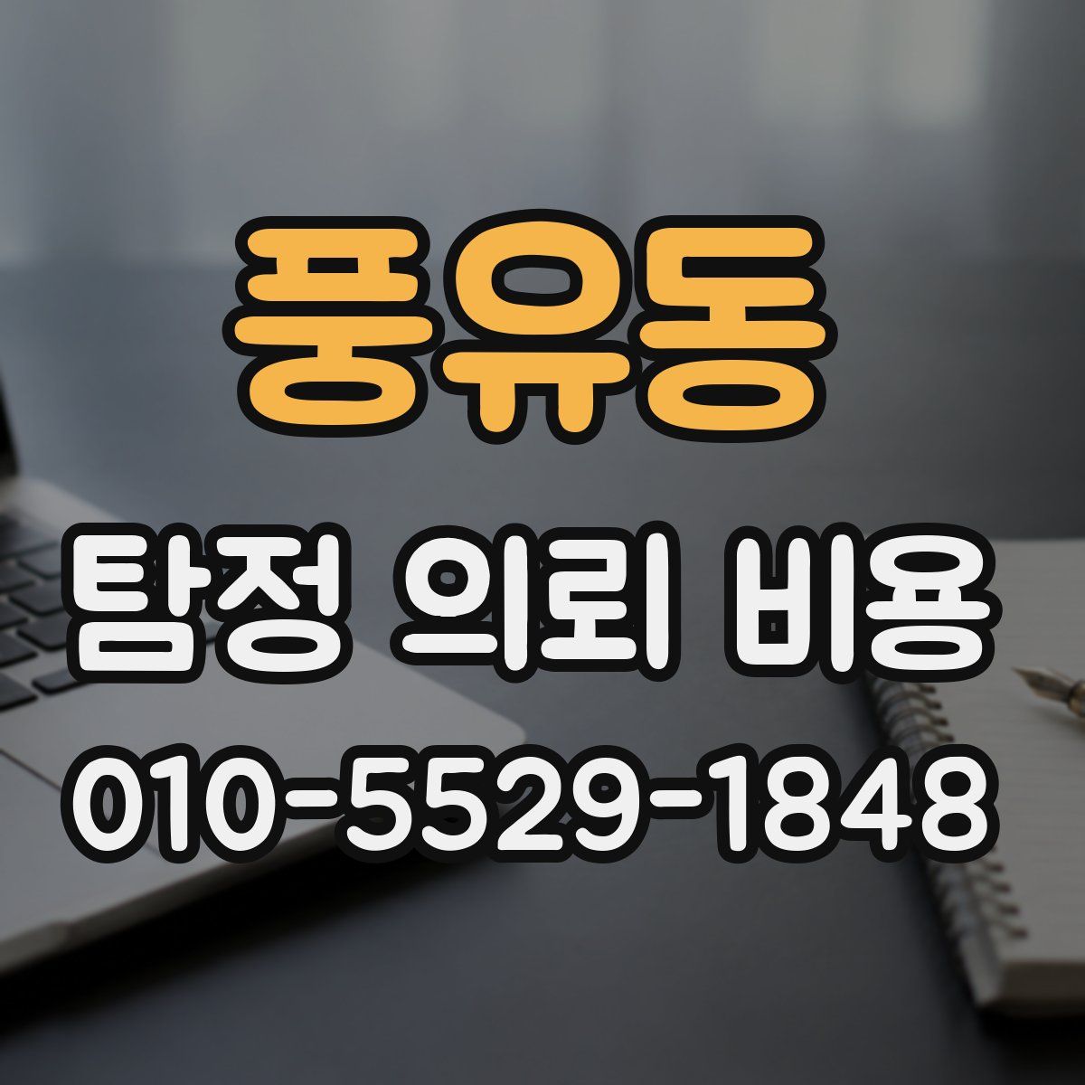 풍유동 탐정 의뢰 비용