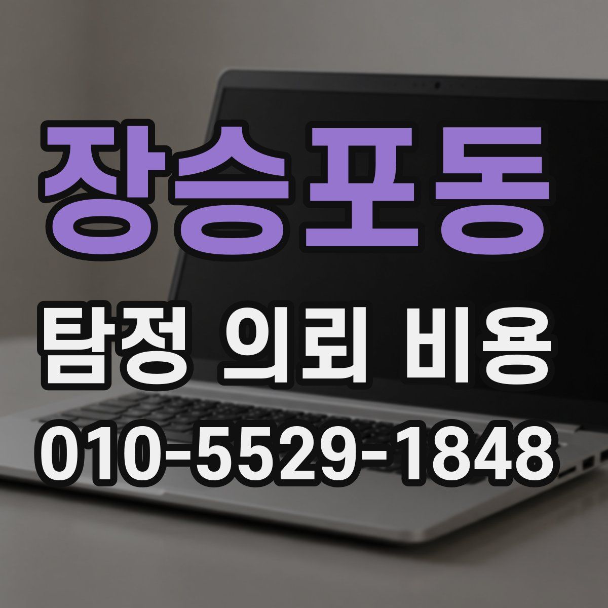 장승포동 탐정 의뢰 비용