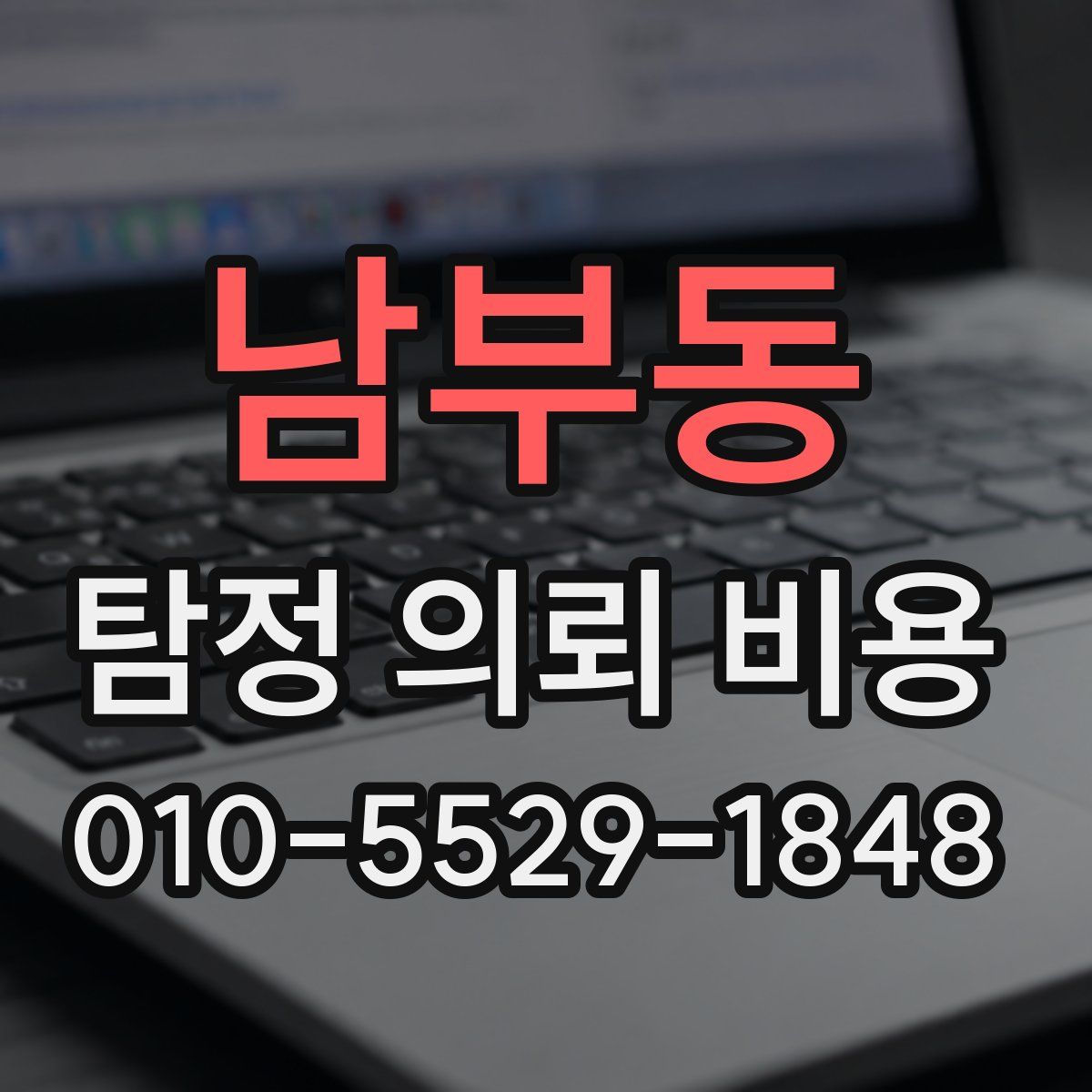남부동 탐정 의뢰 비용