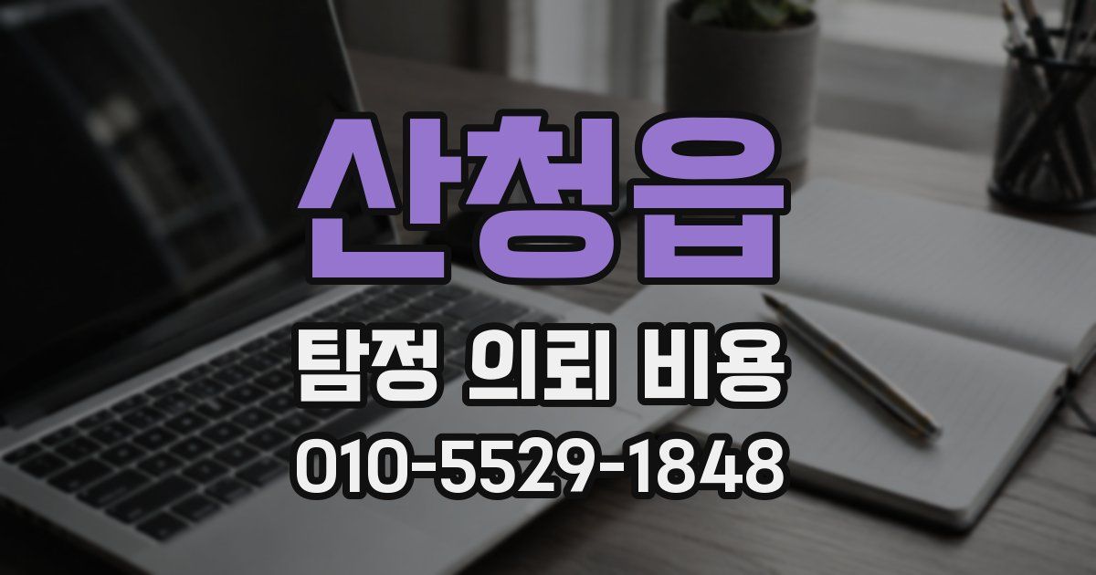 산청읍 탐정 의뢰 비용
