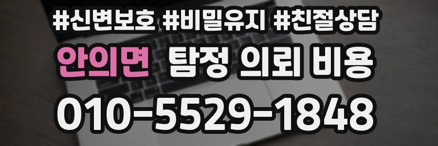 안의면 탐정 의뢰 비용