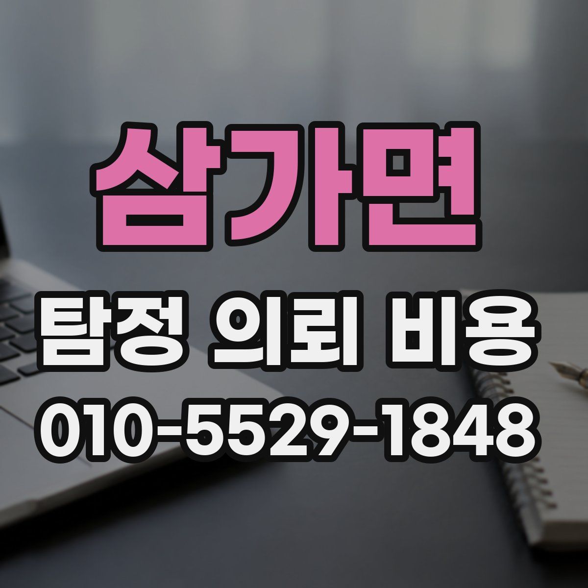 삼가면 탐정 의뢰 비용