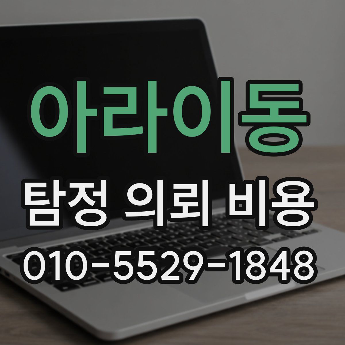 아라이동 탐정 의뢰 비용