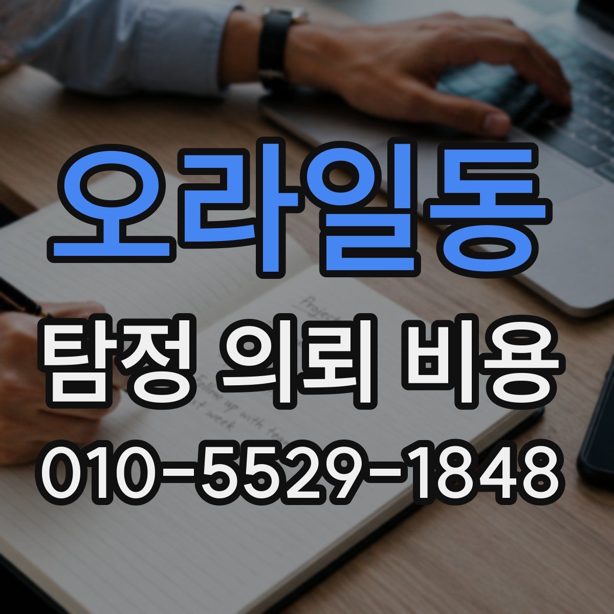 오라일동 탐정 의뢰 비용