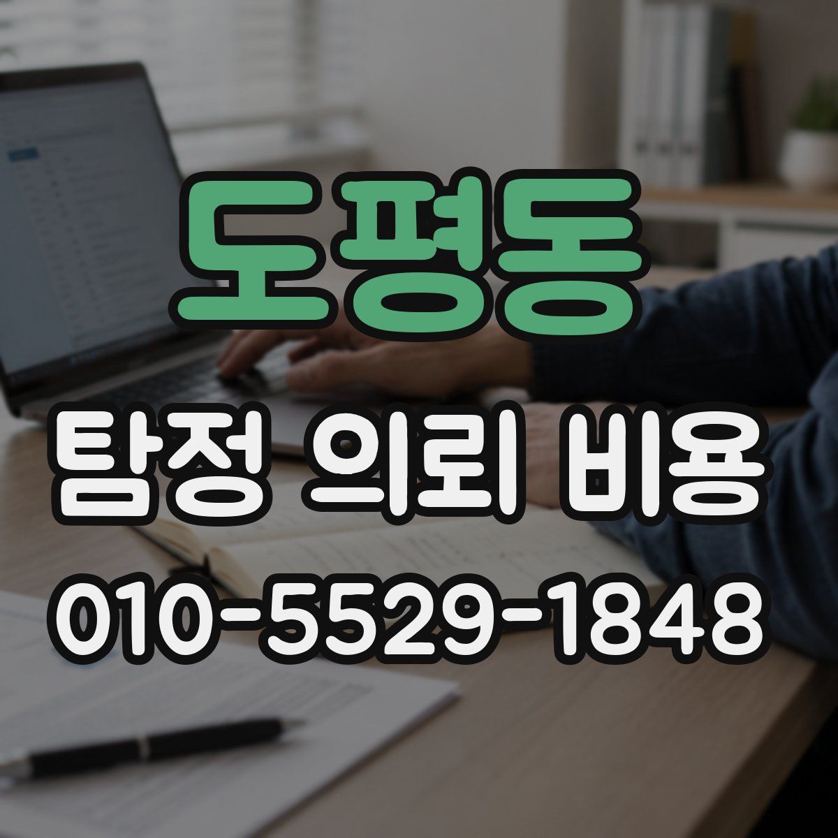 도평동 탐정 의뢰 비용