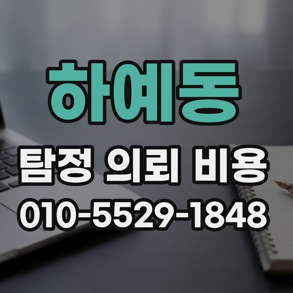 하예동 탐정 의뢰 비용
