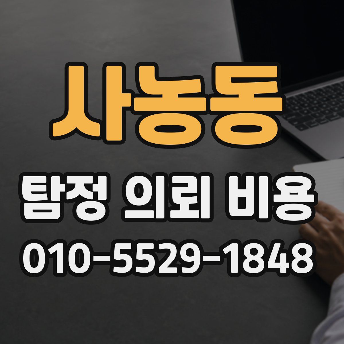 사농동 탐정 의뢰 비용