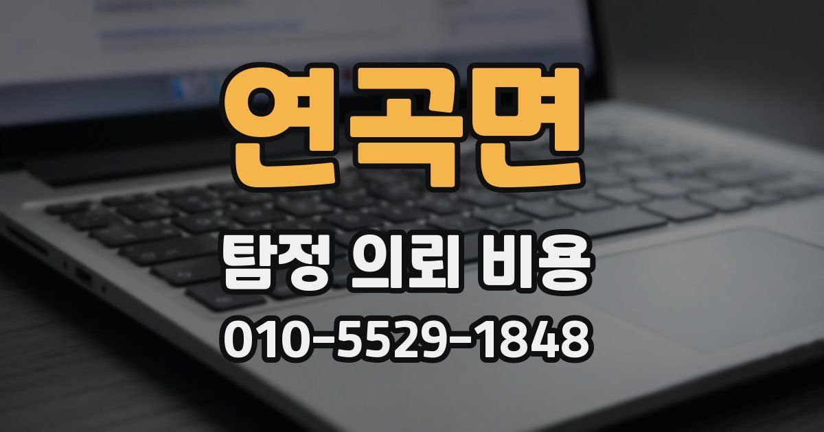 연곡면 탐정 의뢰 비용