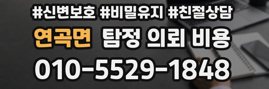 연곡면 탐정 의뢰 비용