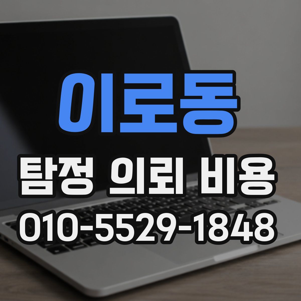 이로동 탐정 의뢰 비용