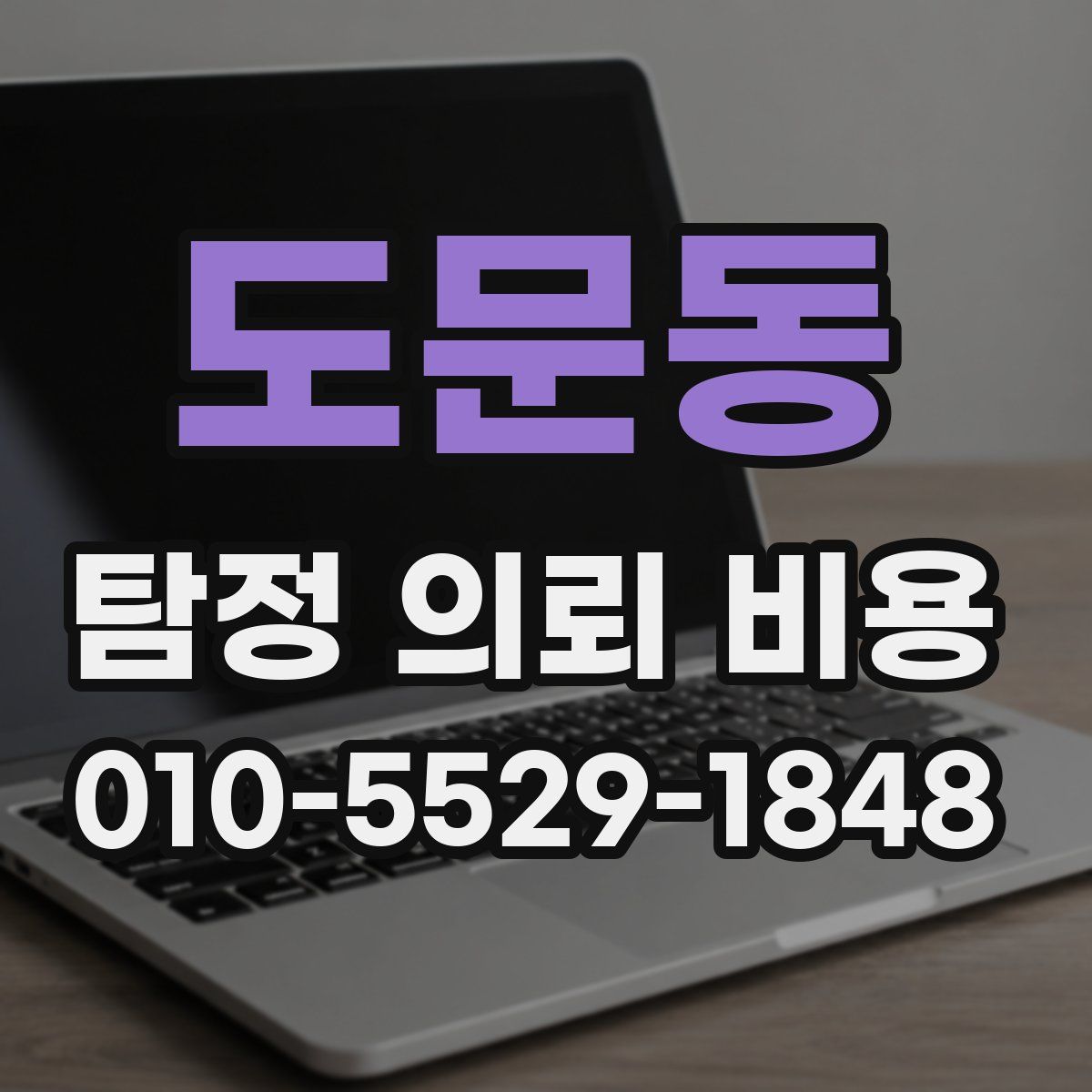 도문동 탐정 의뢰 비용