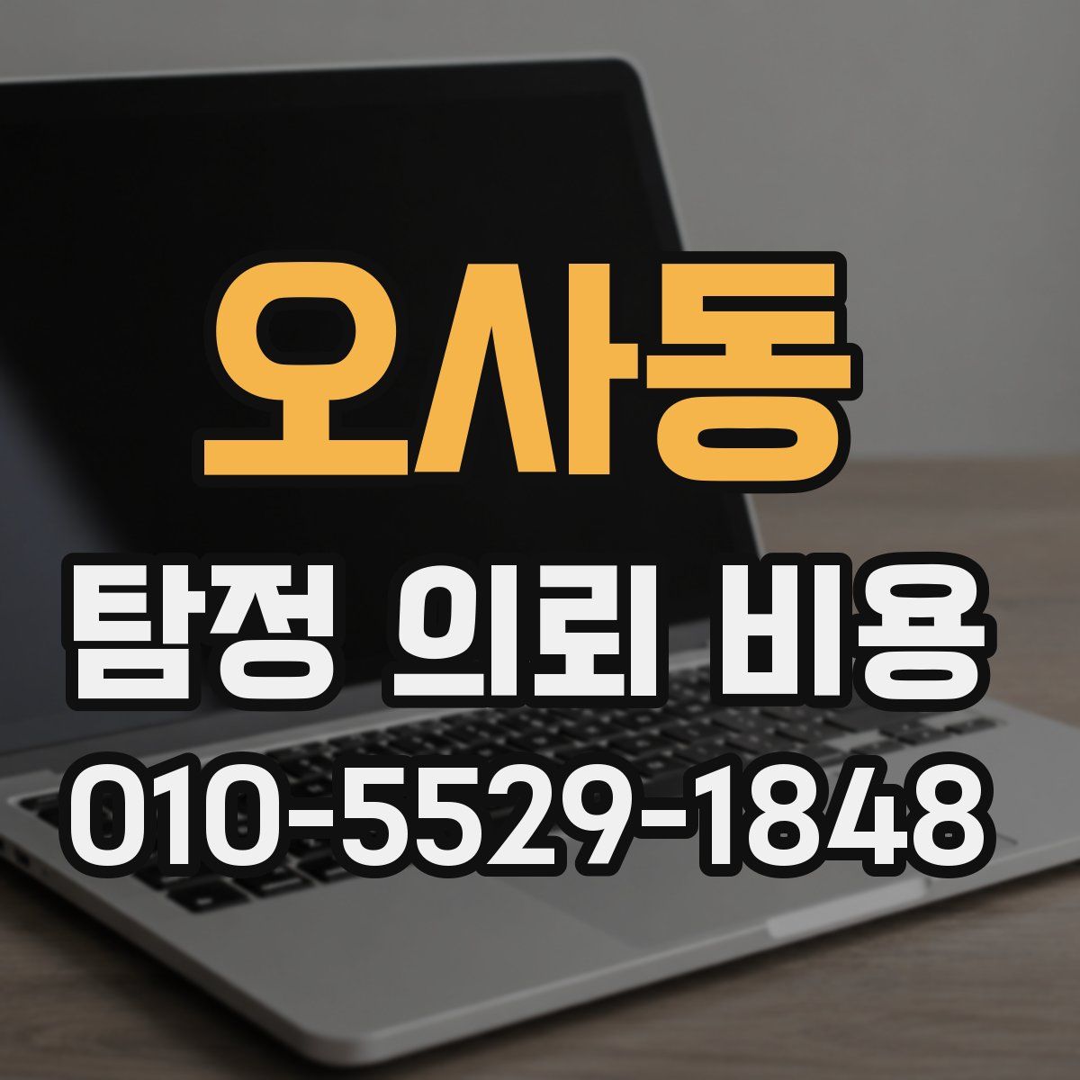 오사동 탐정 의뢰 비용