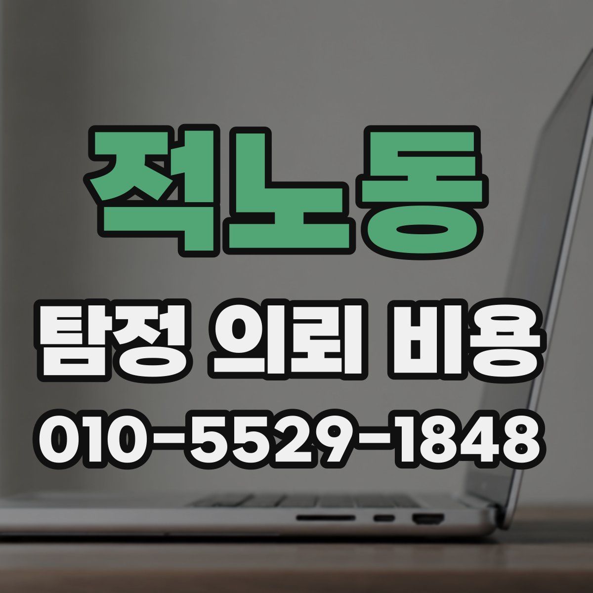 적노동 탐정 의뢰 비용