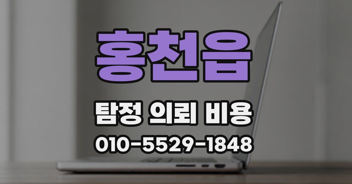 홍천읍 탐정 의뢰 비용