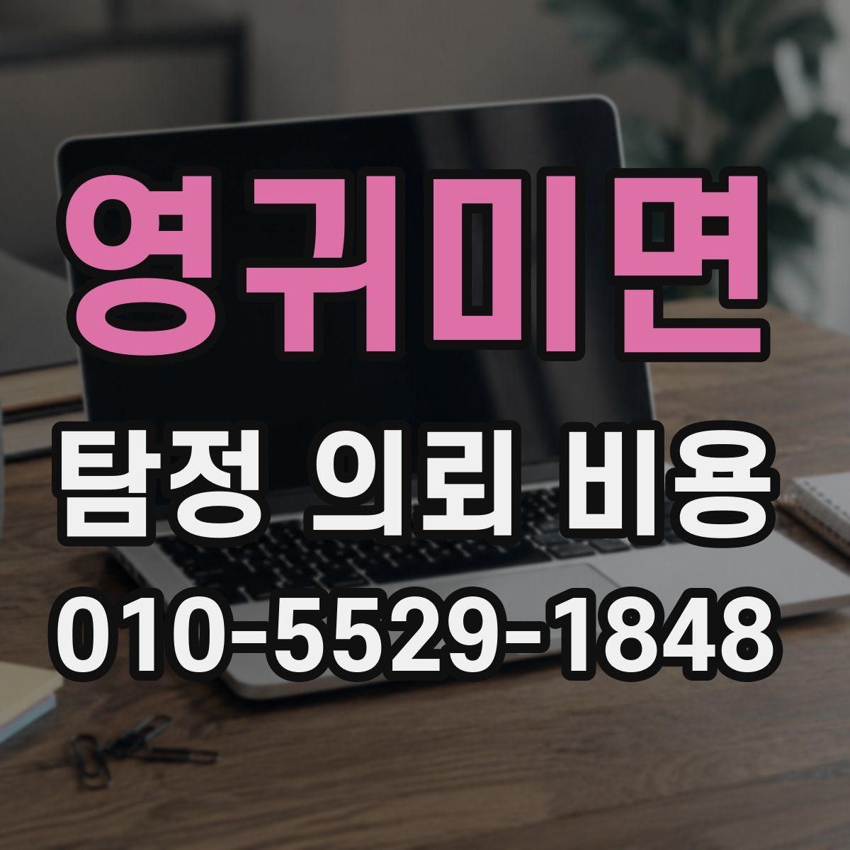 영귀미면 탐정 의뢰 비용