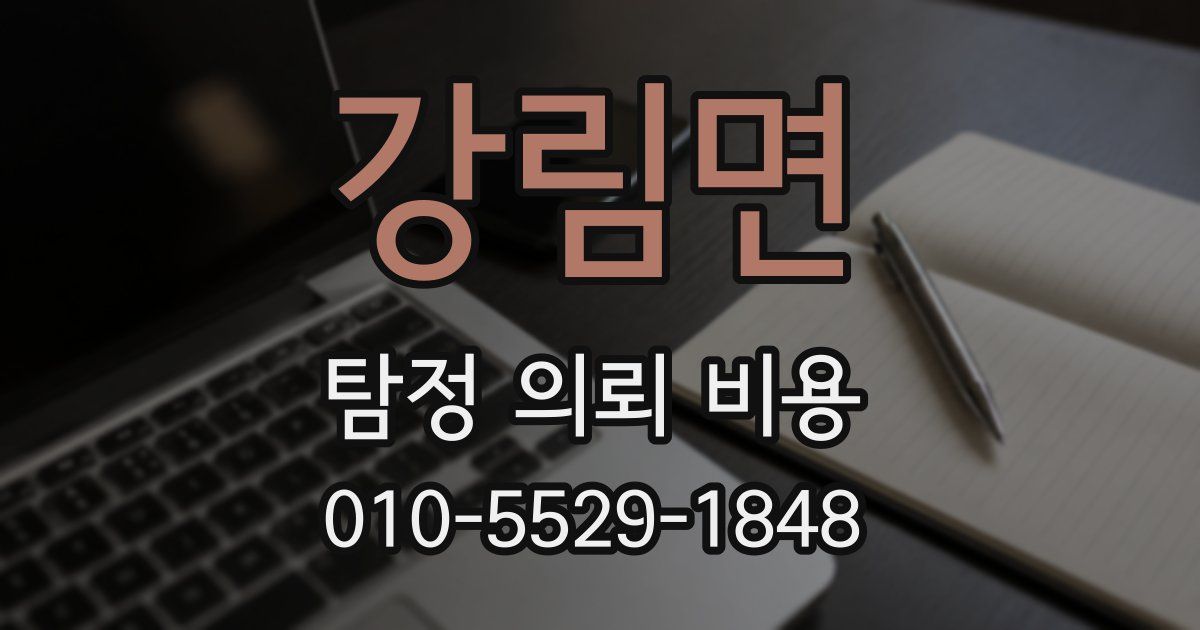 강림면 탐정 의뢰 비용