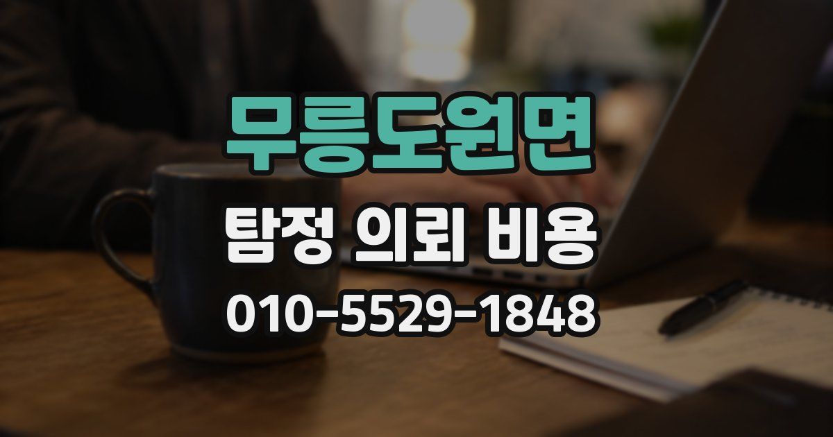 무릉도원면 탐정 의뢰 비용