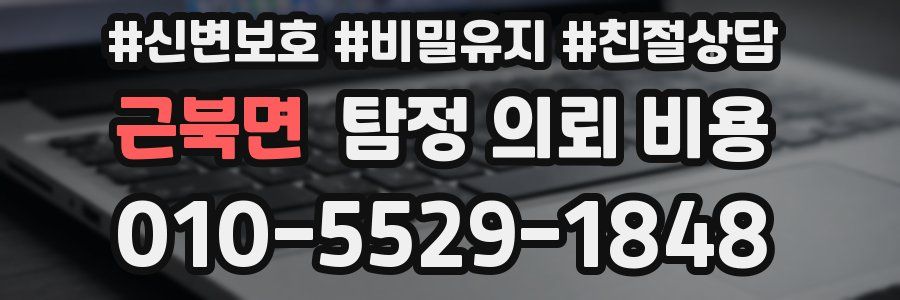 근북면 탐정 의뢰 비용