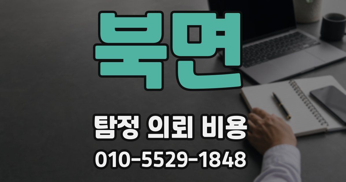 북면 탐정 의뢰 비용