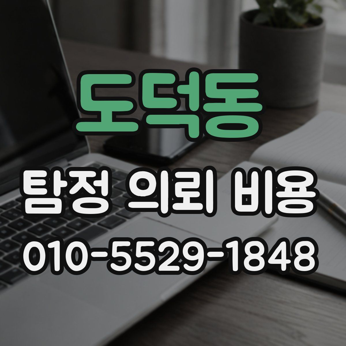 도덕동 탐정 의뢰 비용
