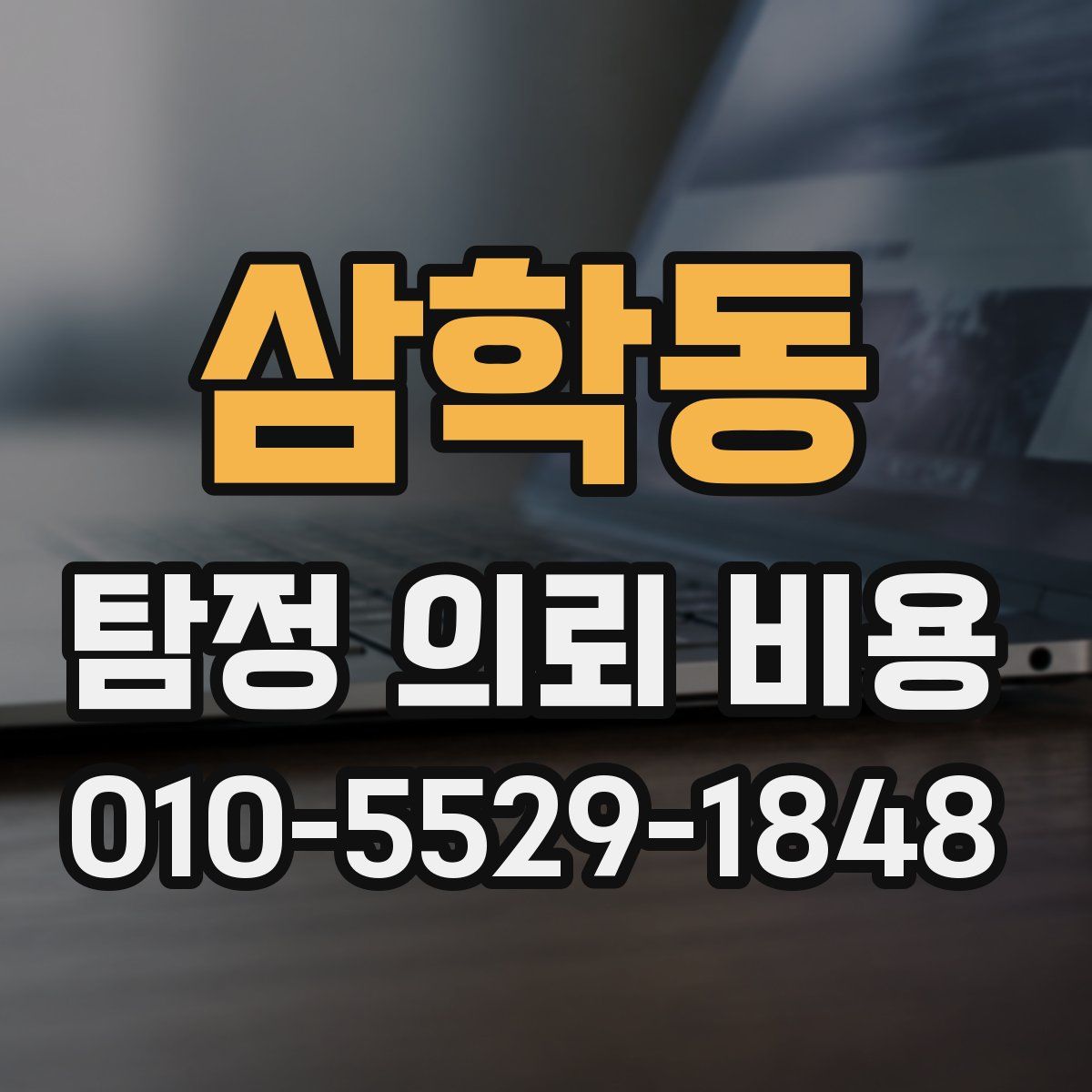 삼학동 탐정 의뢰 비용